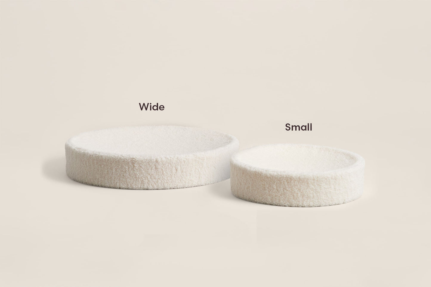 Kip Premium Cat Bed - Designer Faux Shearling Cushion with Memory Foam