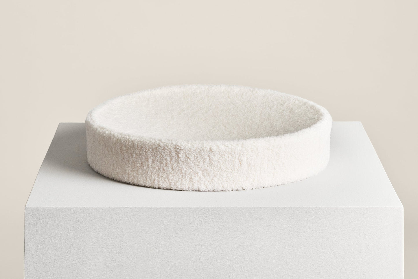 Kip Premium Cat Bed - Designer Faux Shearling Cushion with Memory Foam