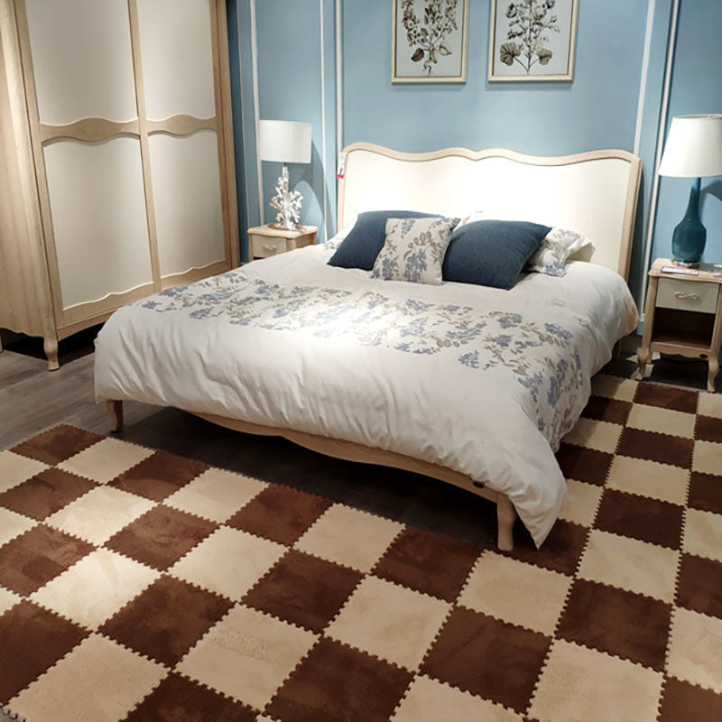 Soft Plush Carpet Tiles - Pet-Safe Floor Covering for Rabbit Play Areas
