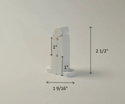 XPen Wall Mount Brackets - Long Design for Custom Pet Pen Configurations (4-Pack)