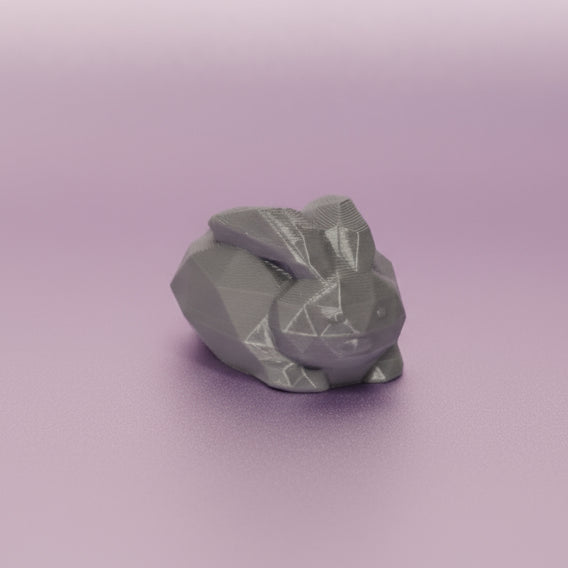 Single Gem Bunny Silver