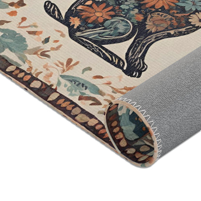 Floral Bunny Play Mat