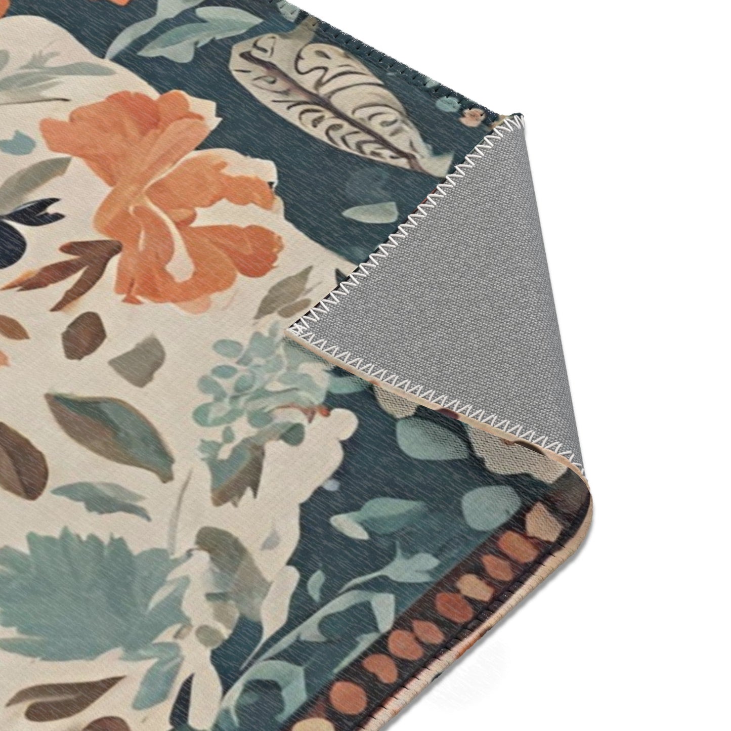 Floral Bunny Play Mat