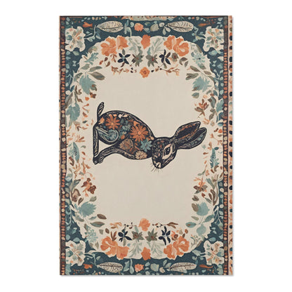 Floral Bunny Play Mat