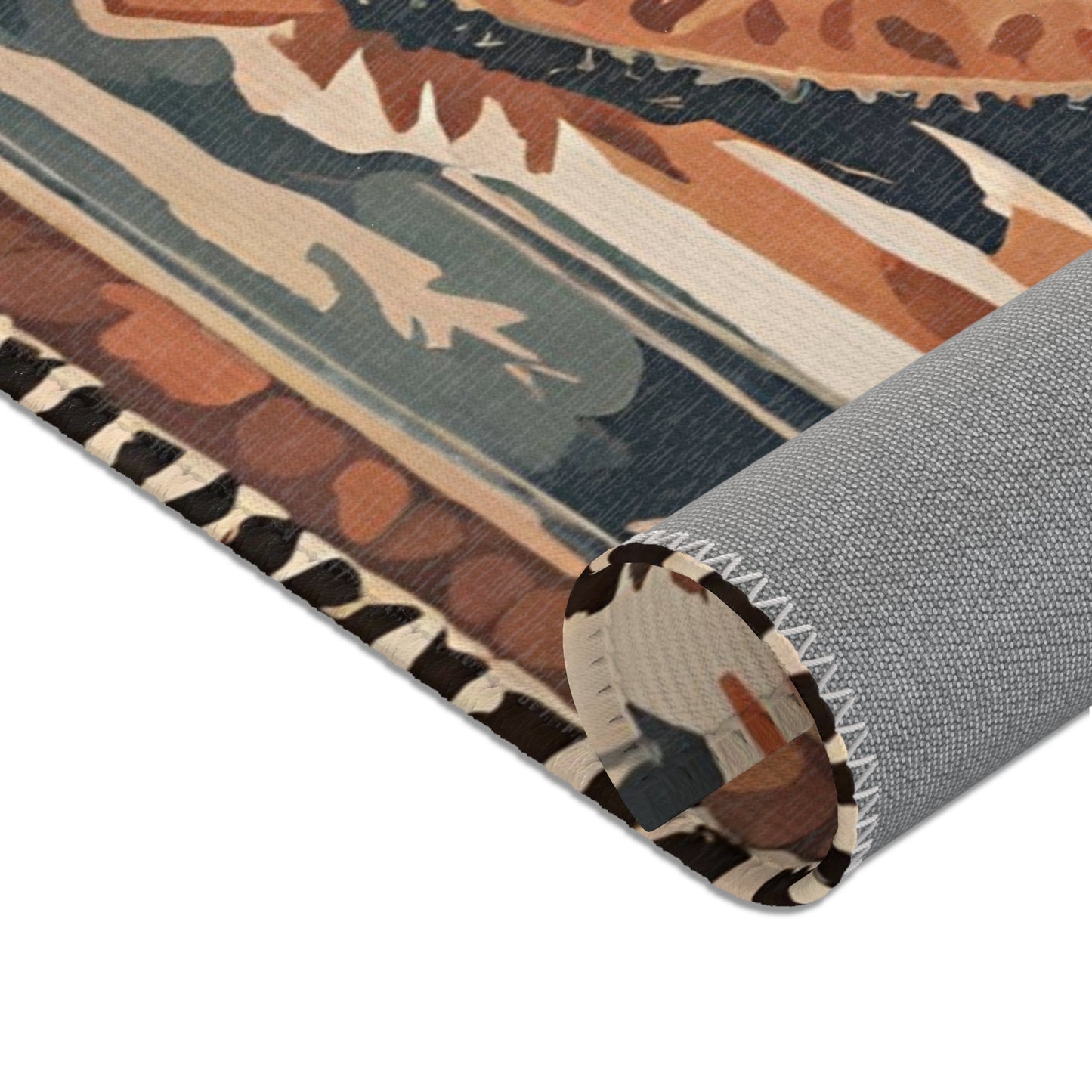 Bohemian Rabbit Mat - Stylish Floor Mat for House Rabbits & Small Pets