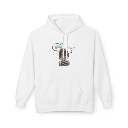 "Bailey" Fleece Hoodie White