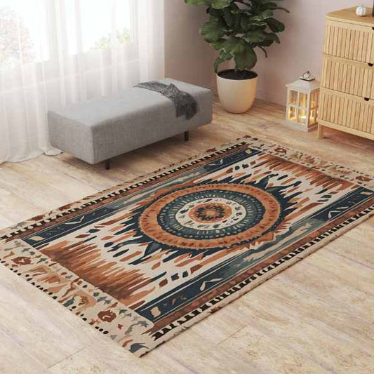 Bohemian Rabbit Mat - Stylish Floor Mat for House Rabbits & Small Pets