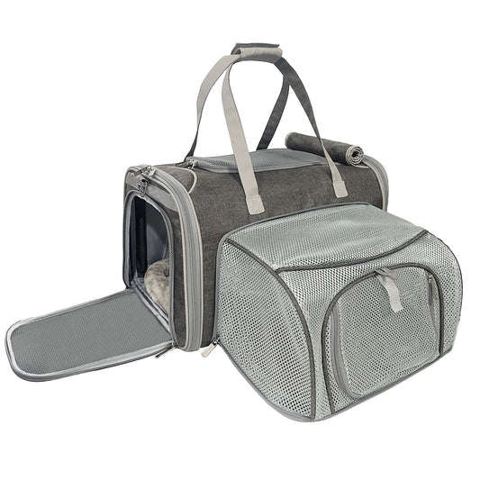 Mr. Peanut's Gold Series Standard Size Airline Compliant Expandable Pet Carrier