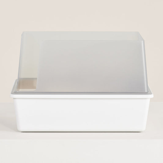 Cubby Minimalist Cat Litter Box - Modern Design with Removable Walls