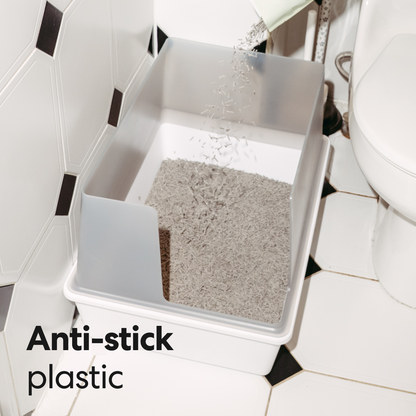 Cubby Minimalist Cat Litter Box - Modern Design with Removable Walls