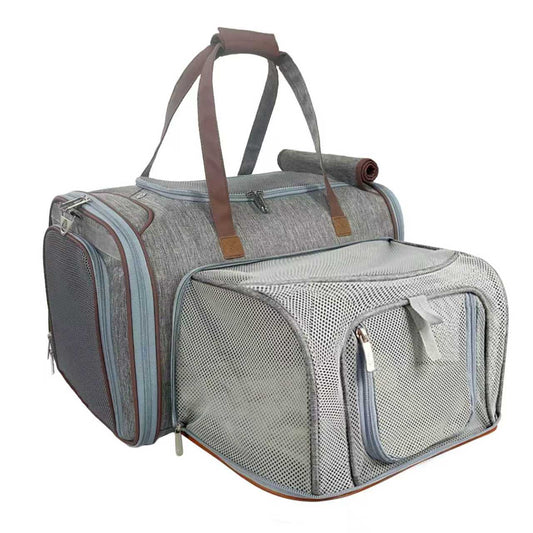 Mr. Peanut's Gold Series Standard Size Airline Compliant Expandable Pet Carrier