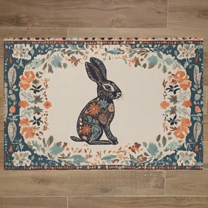 Floral Bunny Play Mat