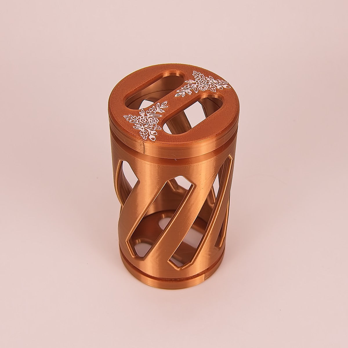 Harvest Bunny Hay Roller — Silk Bronze & White Complete Silk Bronze Hay Roller