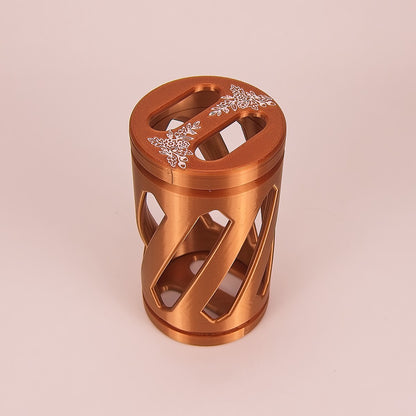 Harvest Bunny Hay Roller — Silk Bronze & White Complete Silk Bronze Hay Roller
