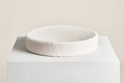 Kip Premium Cat Bed - Designer Faux Shearling Cushion with Memory Foam