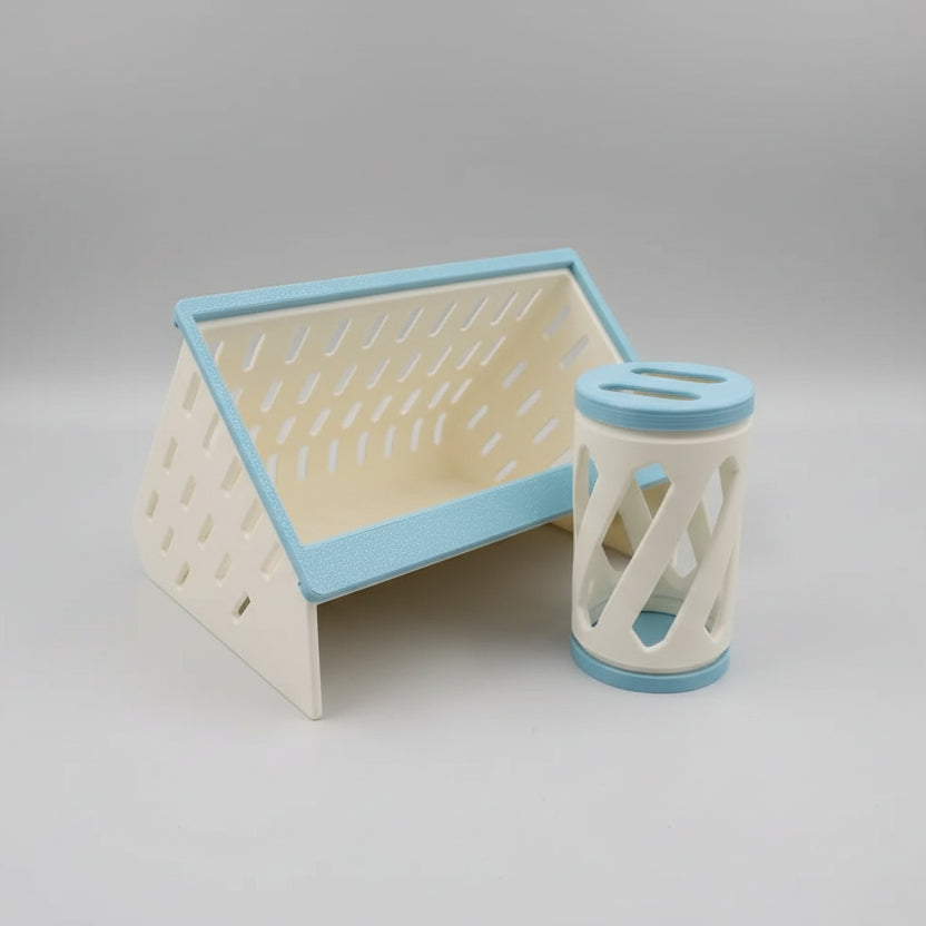 Rabbit Hay Feeder & Roller Bundle - Special Needs & Disability-Friendly ...