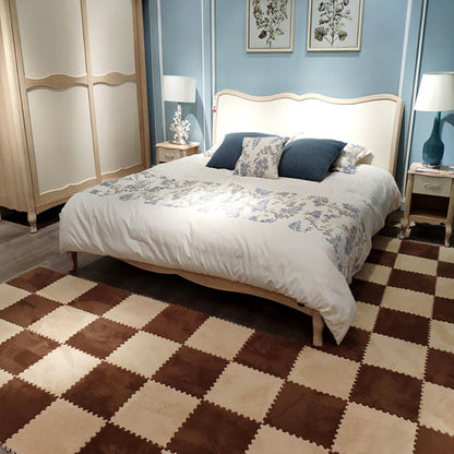 Soft Plush Carpet Tiles - Pet-Safe Floor Covering for Rabbit Play Areas