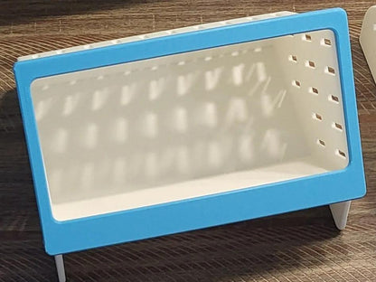 The Open Air Hay Feeder and Hay Roller Wholesale Bundle (Set of 2) Sky Blue