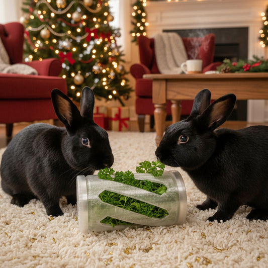 Holiday Hay Roller - Ice Crystal Edition
