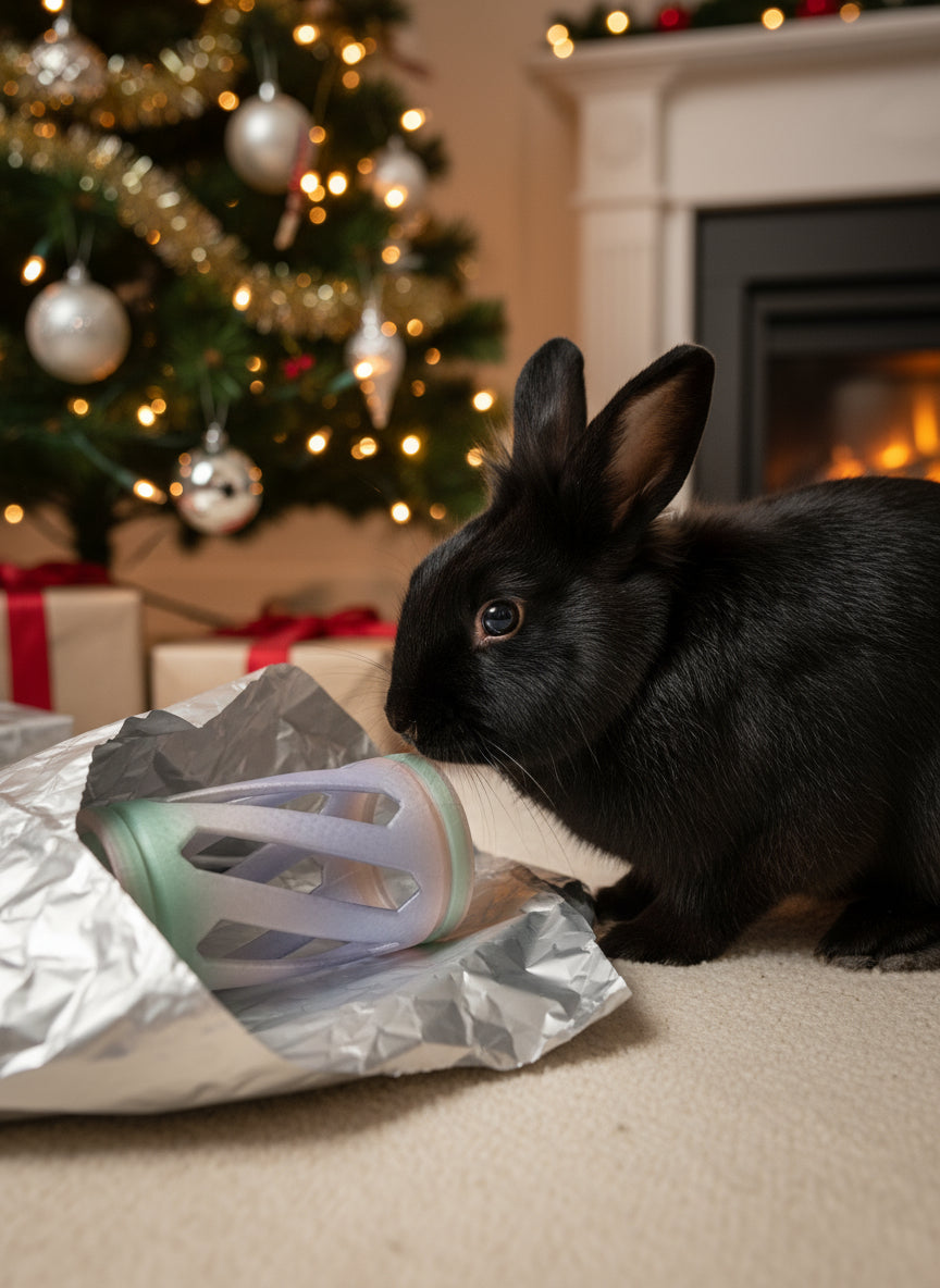 Holiday Hay Roller - Sparkle Aurora