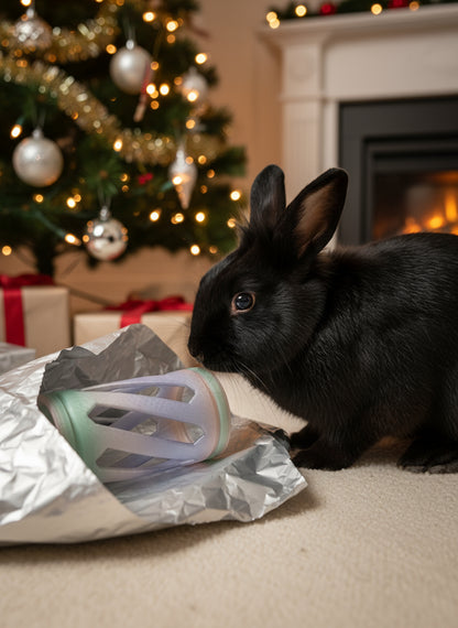 Holiday Hay Roller - Sparkle Aurora