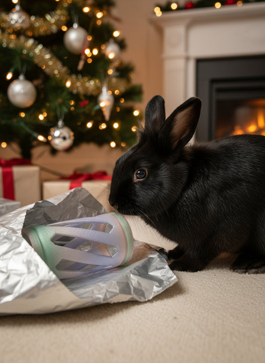 Holiday Hay Roller - Sparkle Aurora